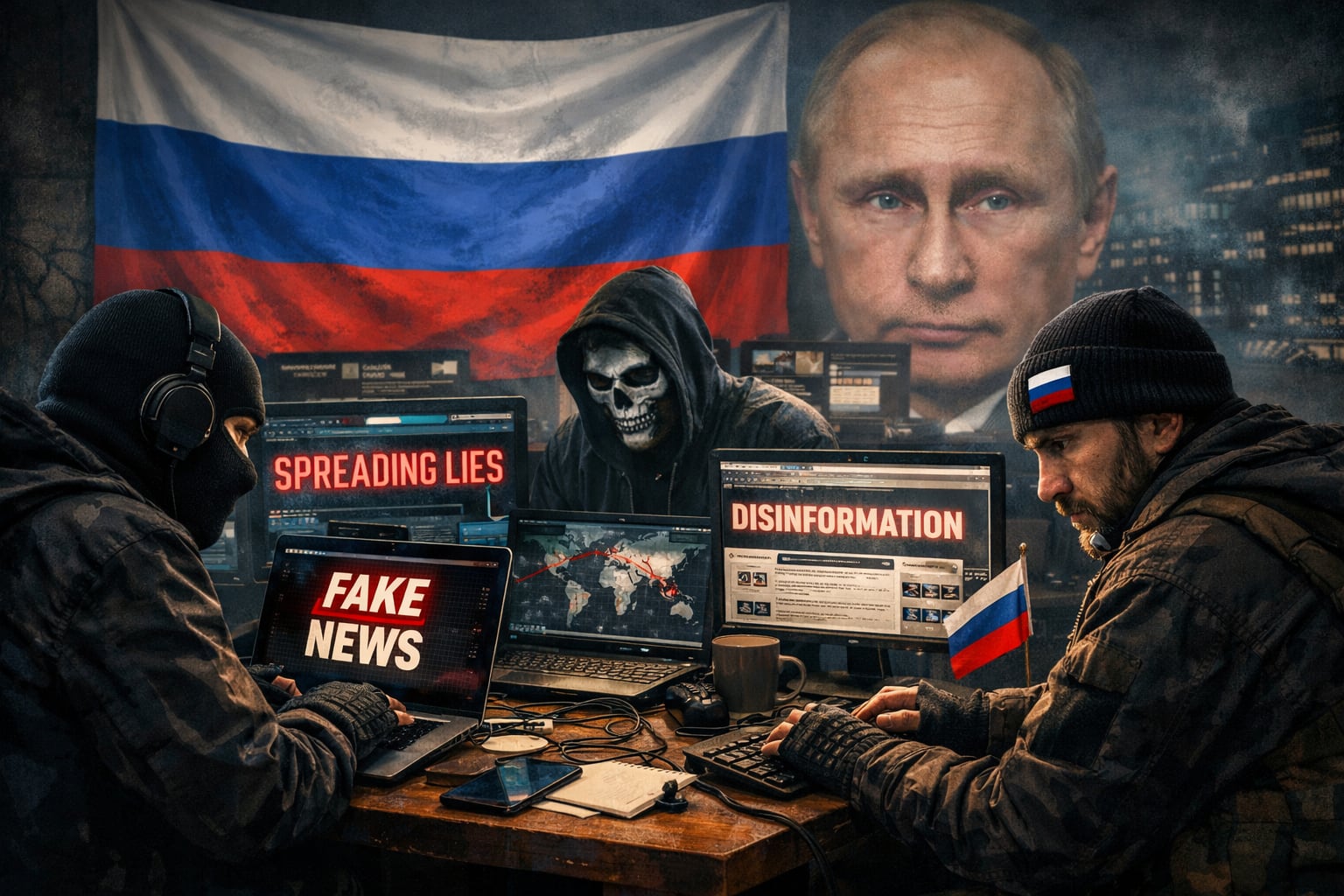 Las tres fases de la desinformación rusa en América Latina y el mundo: producción, distribución y consumo segmentado