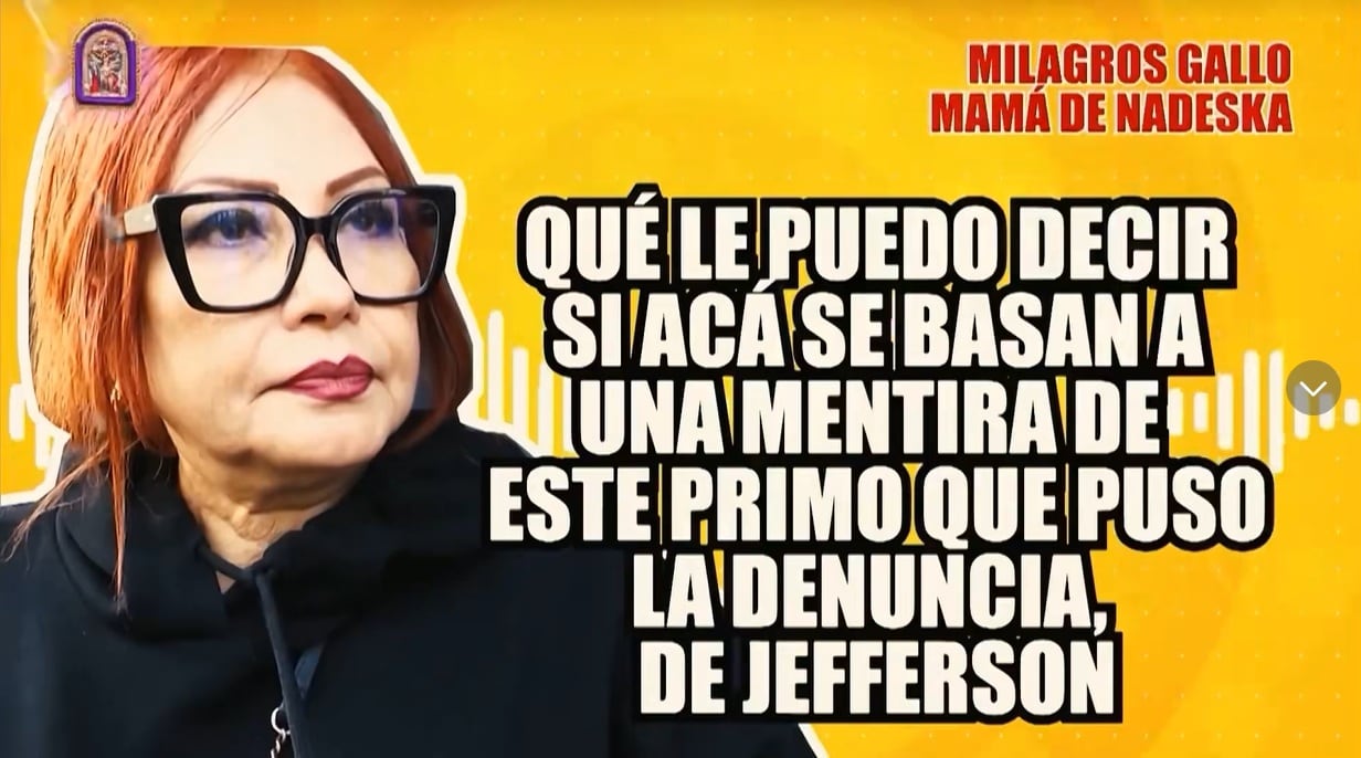 Milagros Gallo reveló el mensaje que recibe de Nadeska Widausky durante sus visitas al penal. América Hoy.