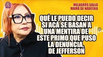 Milagros Gallo reveló el mensaje que recibe de Nadeska Widausky durante sus visitas al penal. América Hoy.