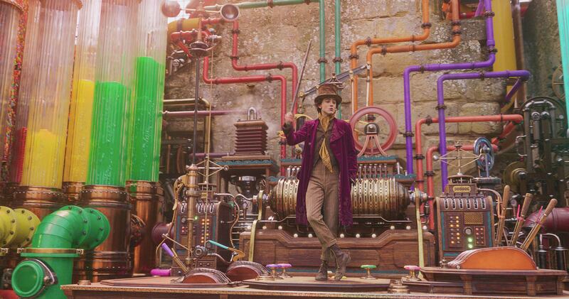 Escena de la última adaptación al cine de Willy Wonka
