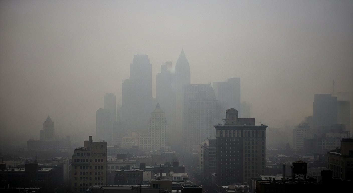 Miles de habitantes en Alaska, Pensilvania y Alabama reciben la orden de permanecer bajo techo por altos niveles de partículas PM2.5. (Imagen Ilustrativa Infobae)