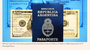 “Pasaporte dorado”: según Financial Times, Milei lo lanzará este año para captar divisas, atraer millonarios y cancelar deuda