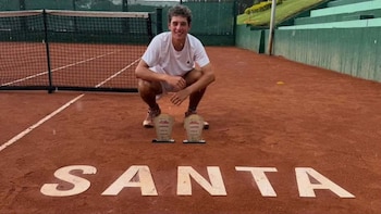 El juvenil peruano Nicolás Baena