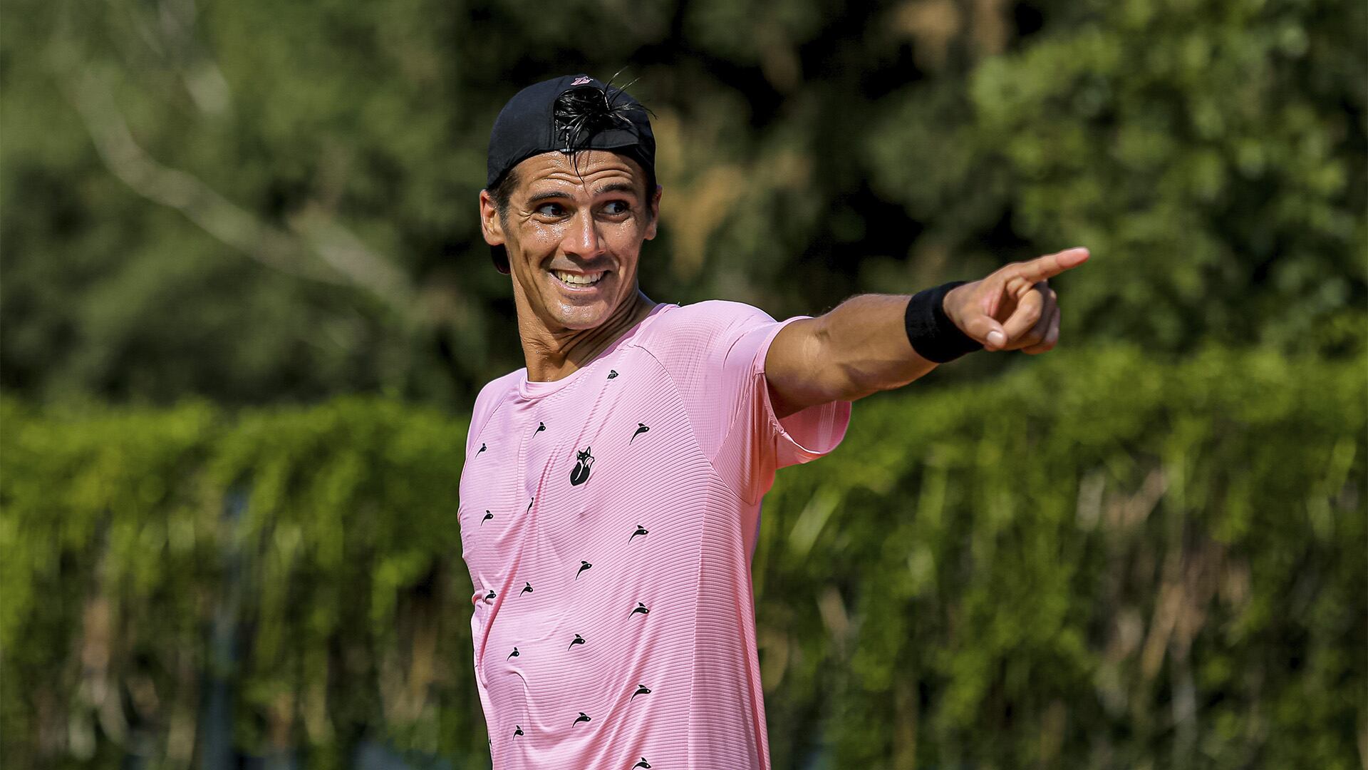 Federico Coria a sus 32 años se clasificó para una nueva semifinal en su carrera en el Challenger de Córdoba (Foto: Omar Rasjido / Prensa AAT)