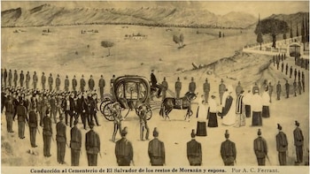Siete años después de ejecutar al exgobernante centroamericano, el presidente José María Castro ordenó exhumar la urna funeraria para cumplir el deseo verbal del militar y alejar un símbolo político de su nación. (Imagen retomada de elsalvador.com)