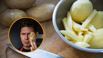 James Tahhan, chef: “Si las patatas se te oscurecen después de pelarlas es porque entran en contacto con el oxígeno; guárdalas así para que no pierdan su sabor”