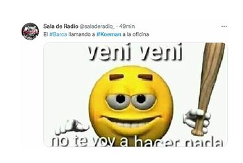 Los mejores memes tras la salida de Koeman del Barcelona