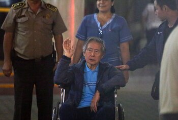 El expresidente peruano Alberto Fujimori