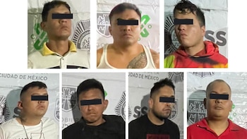 Dos de los hombres detenidos