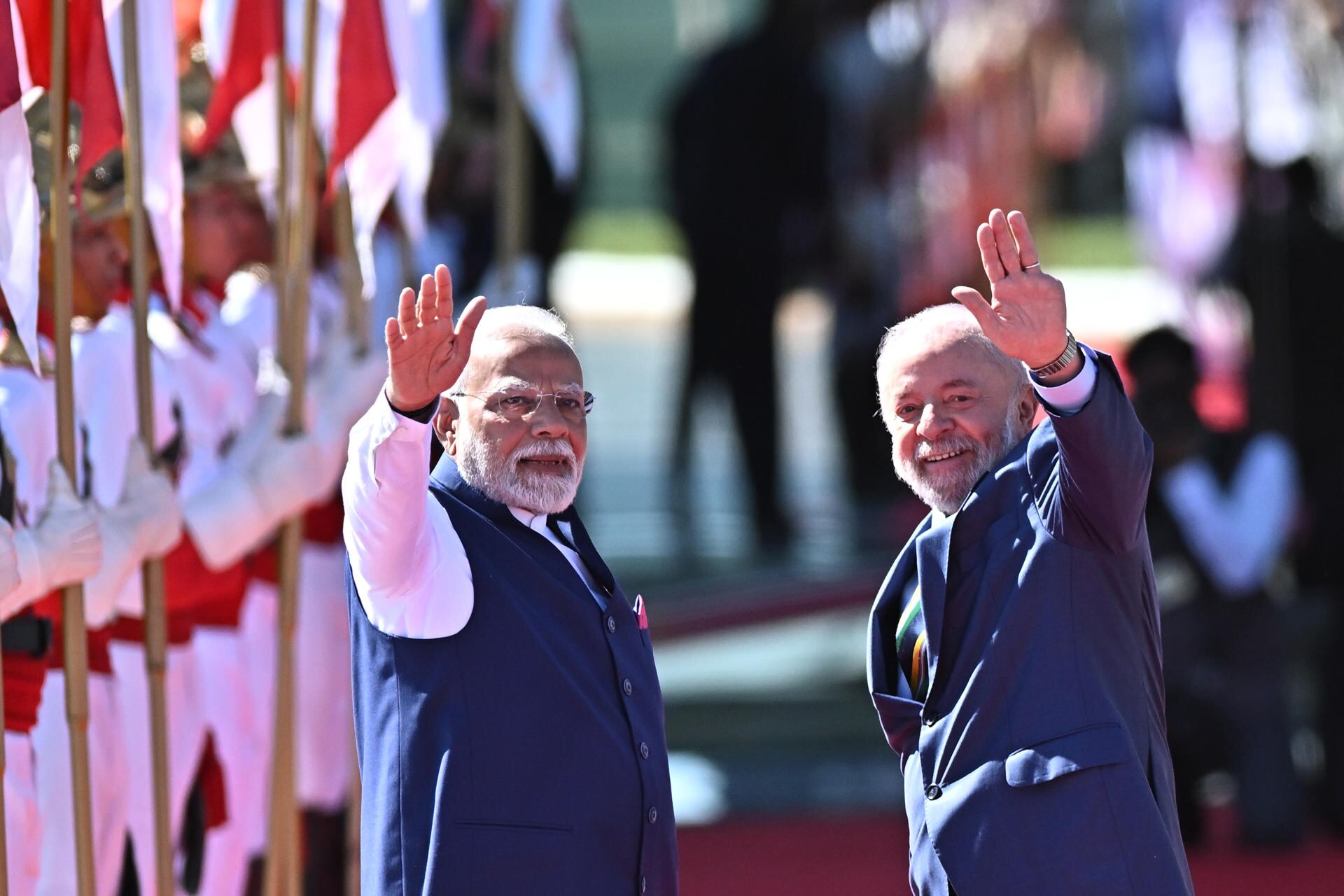 Lula da Silva se reunió con Narendra Modi (EFE)
