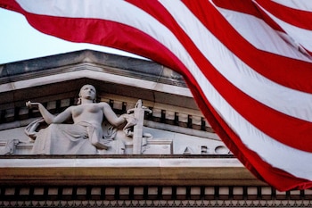 La sede del Departamento de Justicia de Estados Unidos en Washington (AP foto/Andrew Harnik/Archivo)
