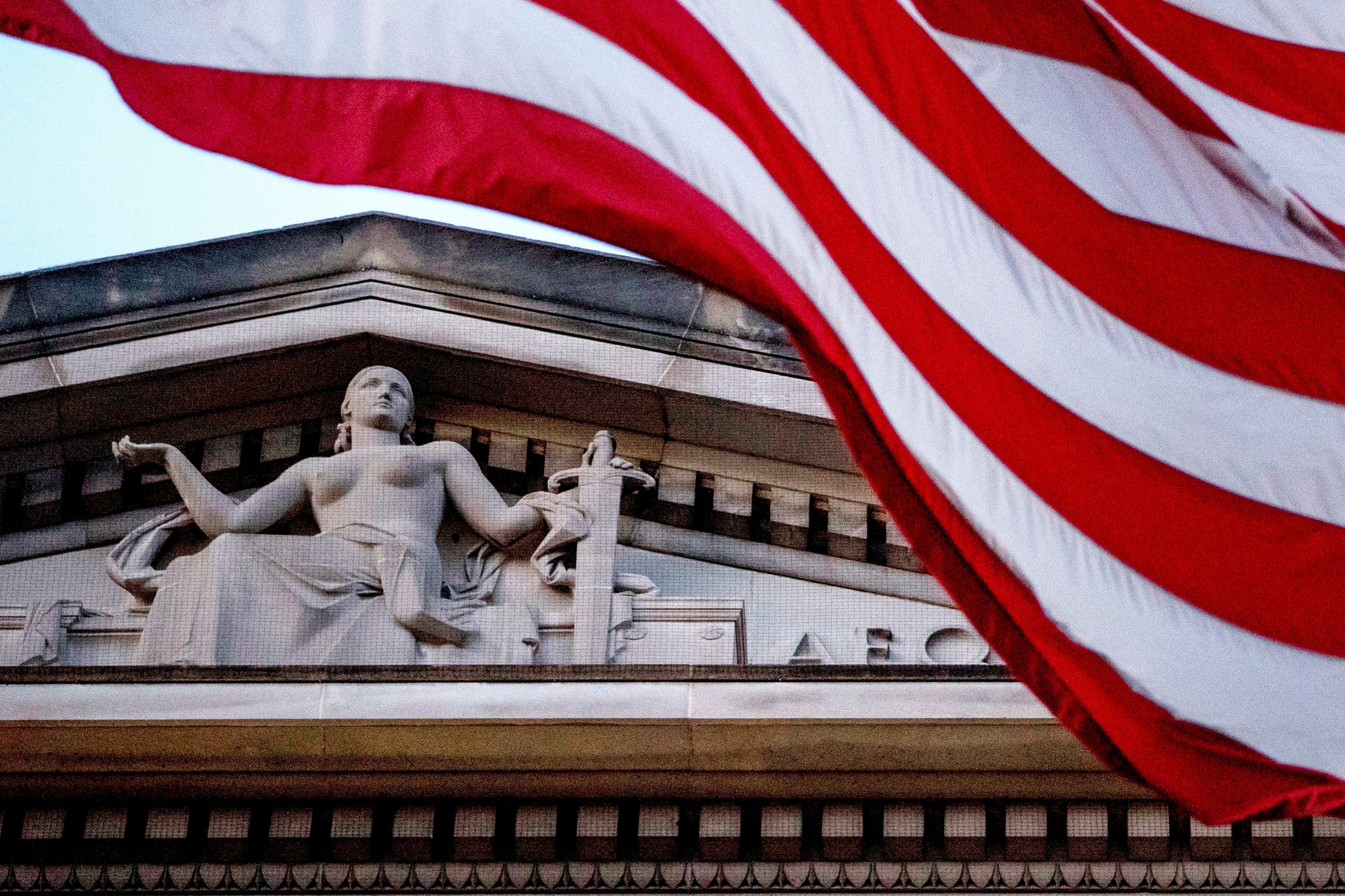 La sede del Departamento de Justicia de Estados Unidos en Washington (AP foto/Andrew Harnik/Archivo)