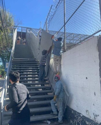Las escaleras son el punto