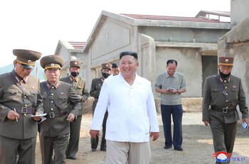 El líder supremo Kim Jong-un