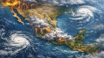 Pronóstico del tiempo en México hoy martes 16 de junio: onda tropical No. 7 provoca lluvias intensas en el norte y sur del país