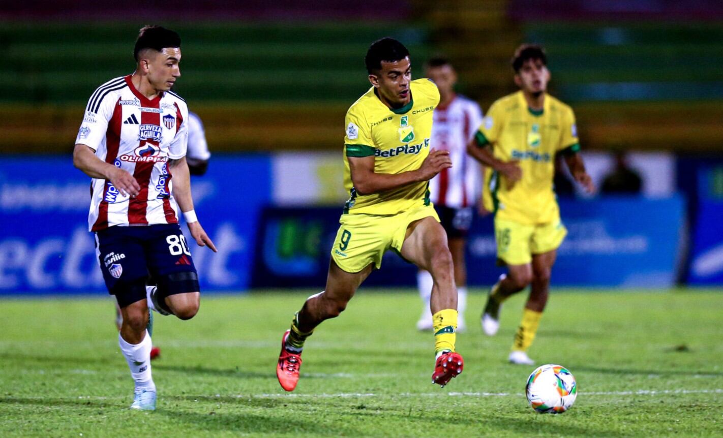 Atlético Huila empató 3-3 con Junior en el marcador global por Copa Colombia, pero fue eliminado en penales por 4-2 - crédito Dimayor