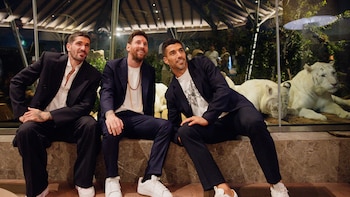 De Paul, Messi y Suárez