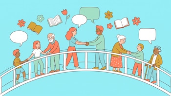Las amistades intergeneracionales fortalecerían el bienestar emocional
