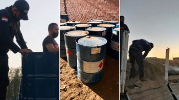 Decomisaron casi 14 mil litros