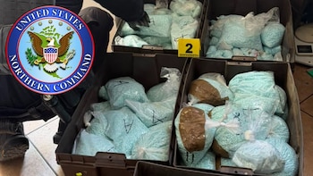 Comando Norte de EEUU aplaude el decomiso de más de 4 millones de dosis de fentanilo a “Los Rusos” en Mexicali