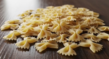 La receta de farfalle caseros