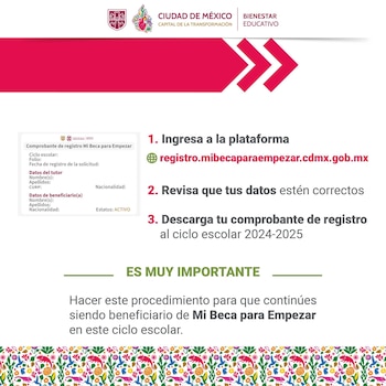 Es importante que los beneficiarios