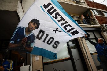 Fanáticos de Diego Maradona, a