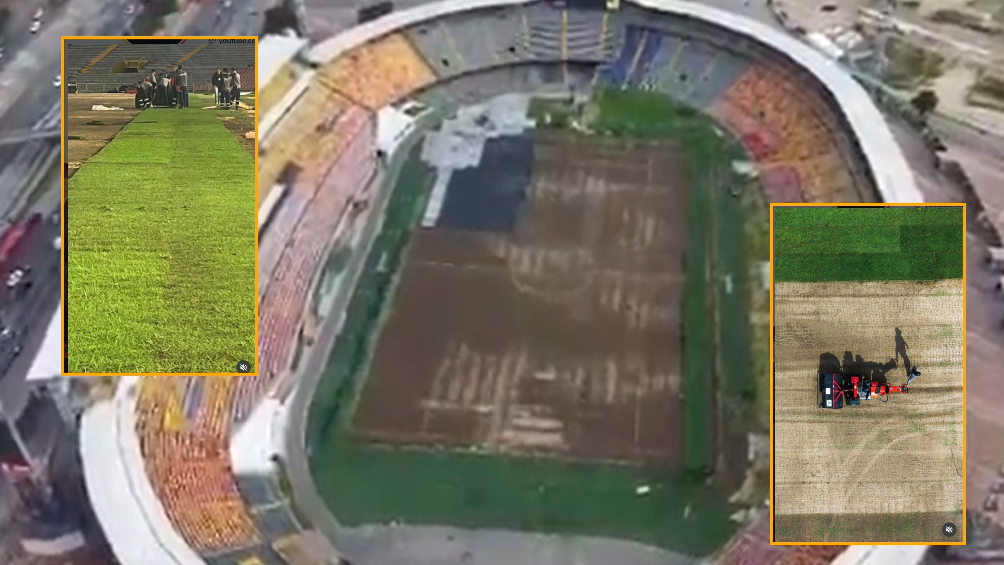 El estadio El Campín reabrirá sus puertas para el fútbol el 14 de octubre cuando Millonarios reciba a Jaguares de Córdoba - crédito @Negrachavarro/X y @tigrec10/Instagram