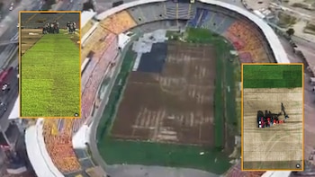 Por qué la grama del estadio El Campín luce de color café tras los conciertos de BTS en Bogotá: esta es la razón