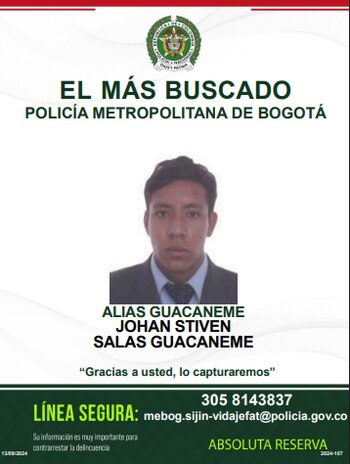 Alias Guacaneme es uno de