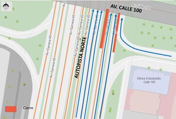 Cierre parcial de las calzadas