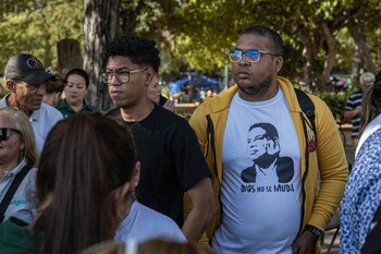 Familiares de presos políticos en