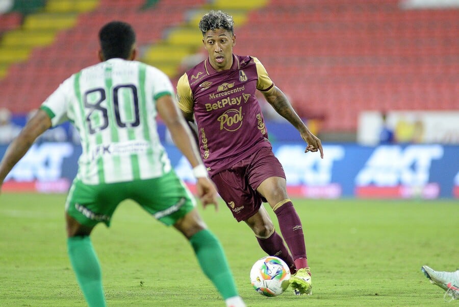 Atlético Nacional llega en racha, tras golear 7-1 al Internacional de Bogotá y cerrar una serie con marcador global de 9-2-crédito Jorge Cuéllar/Colprensa