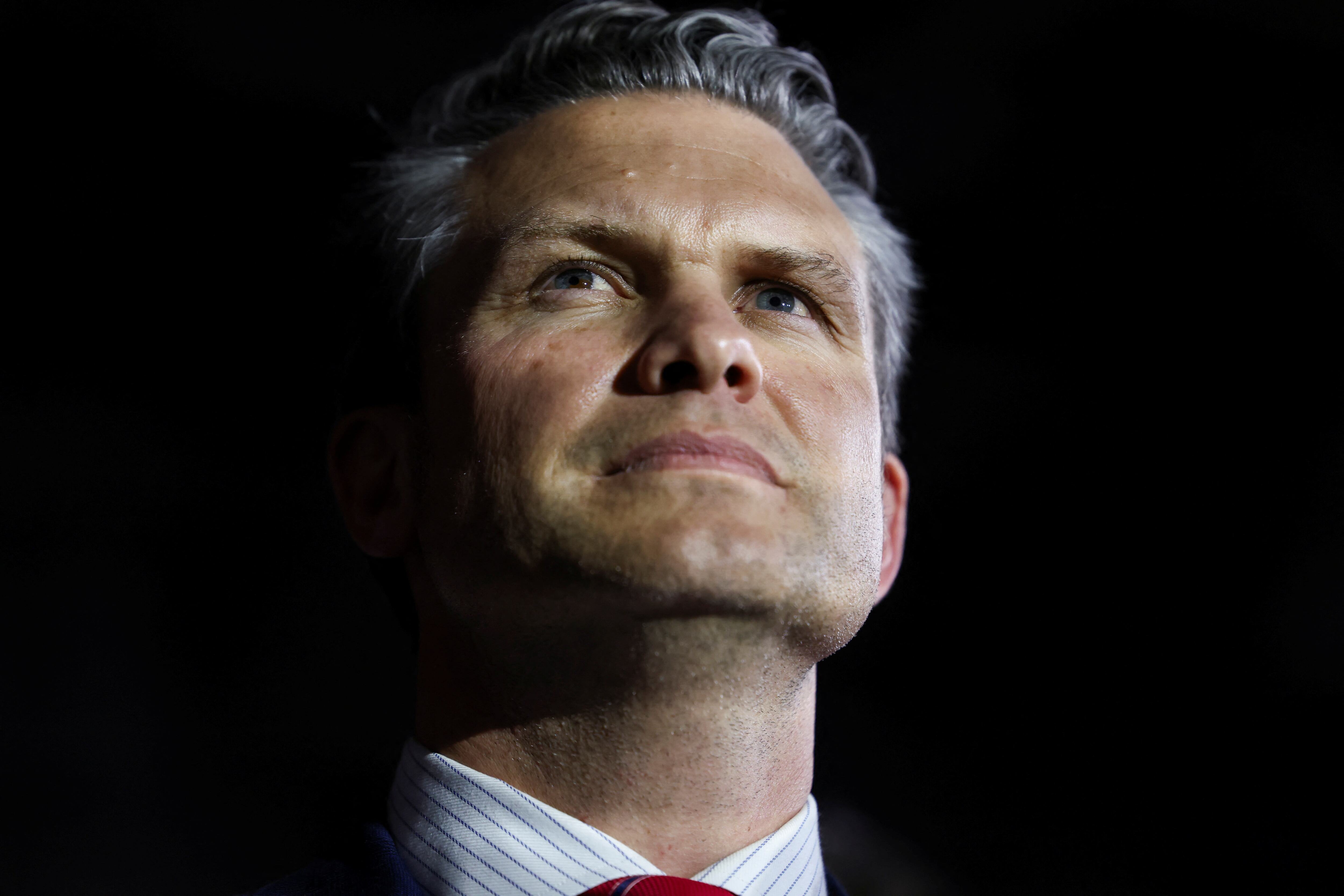 El secretario de Defensa de Estados Unidos, Pete Hegseth (REUTERS/Evelyn Hockstein)