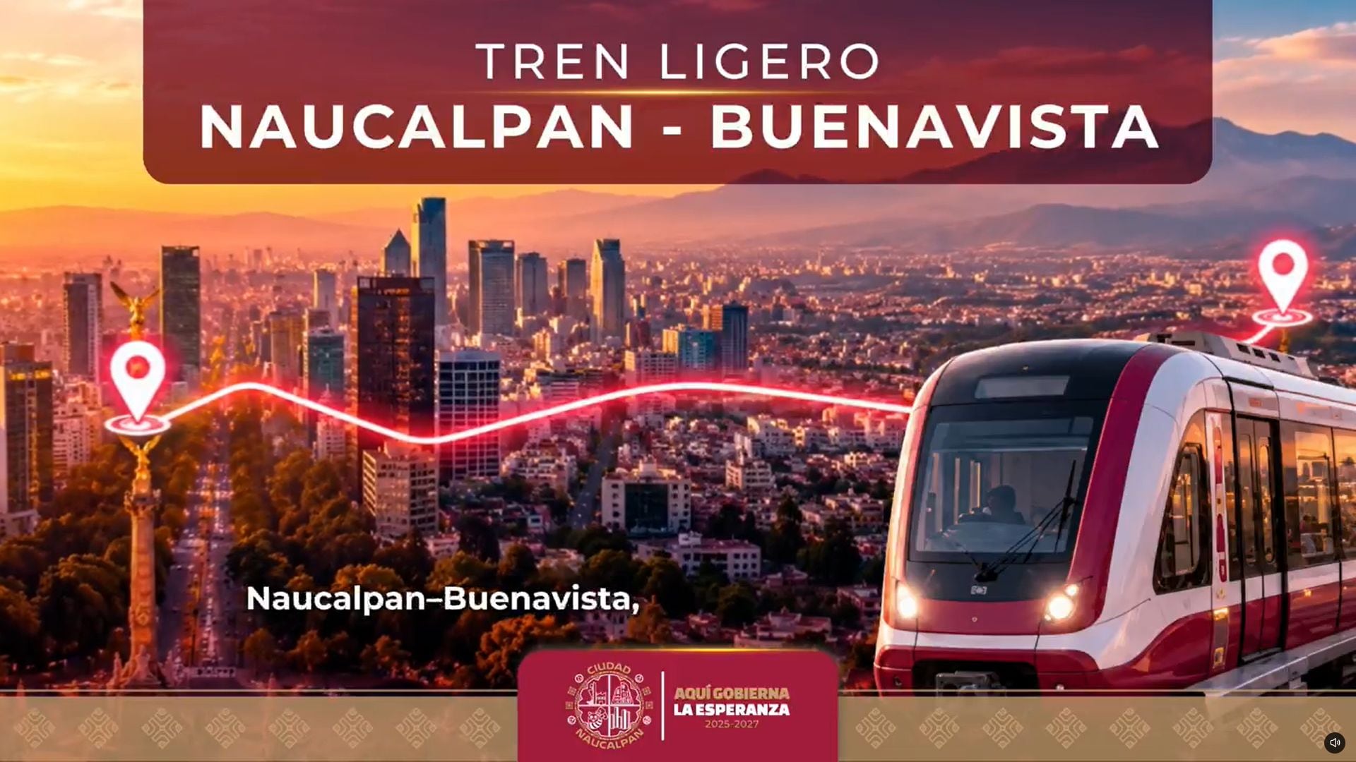 Tren Ligero Naucalpan - Buenavista: conoce la nueva ruta que conectará a la CDMX con el Estado de México