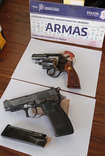 Las armas de fuego que