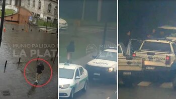 Robaron una joyería del centro de La Plata, uno de los ladrones escapó en un taxi y cayó tras una intensa persecución
