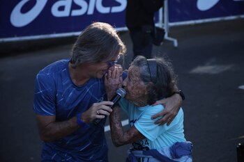 Una corredora de 92 años,