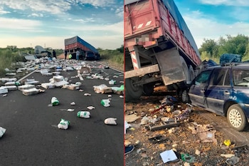 Un automóvil que circulaba de