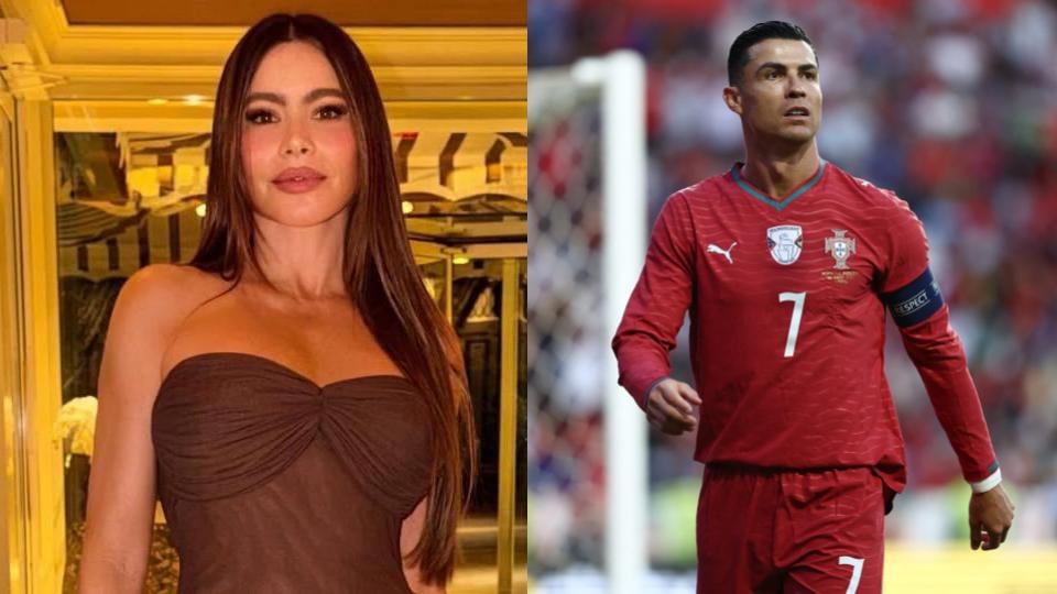 Aunque apoya a Colombia, Sofía Vergara expresó su deseo de que Portugal gane la Copa del Mundo por la presencia de Cristiano Ronaldo - crédito @sofiavergara/Instagram y Rodrigo Antunes/REUTERS