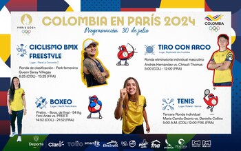 Jornada para los atletas colombianos
