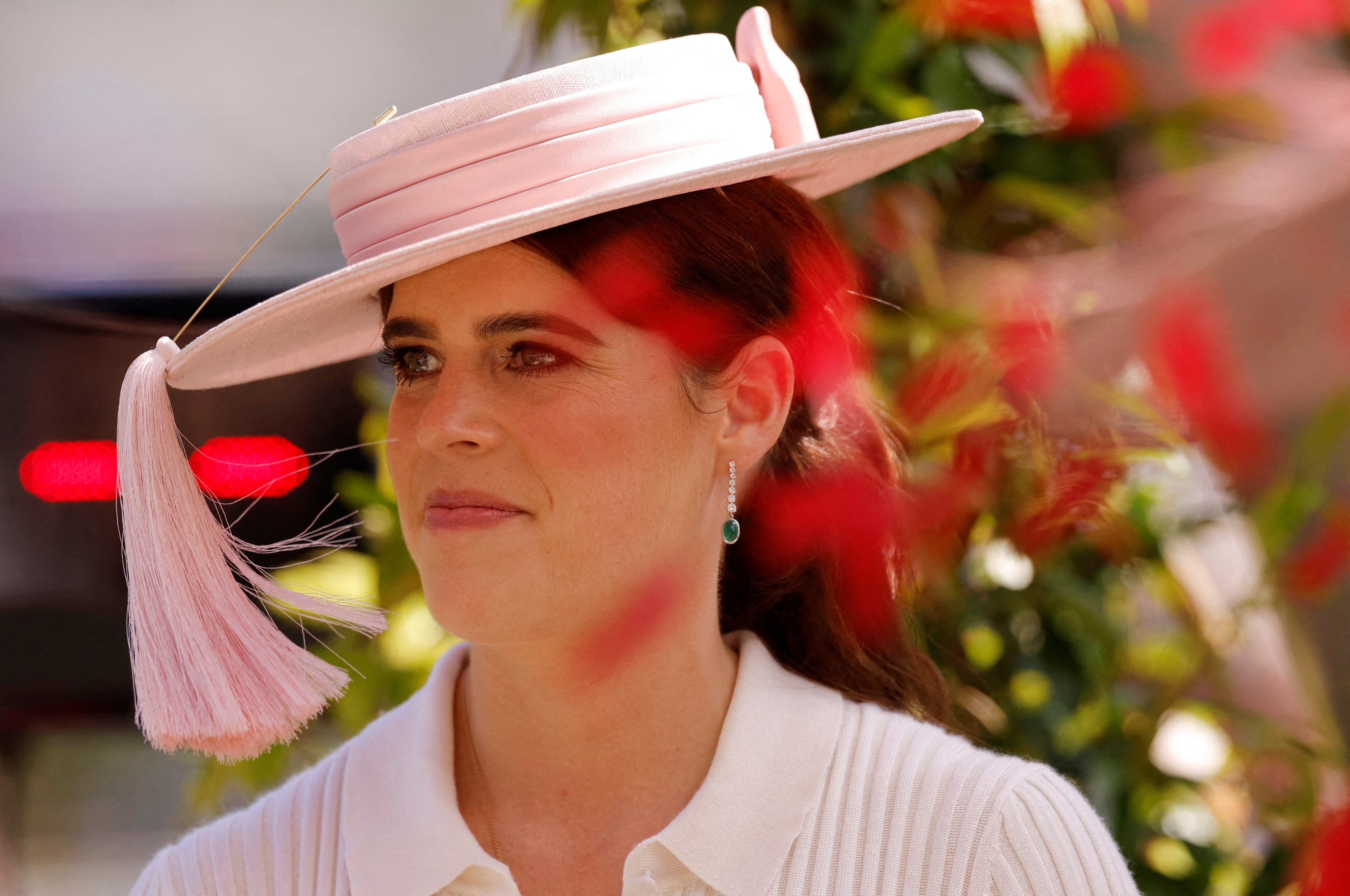 FILE PHOTO: Horse Racing - Royal Ascot 2024 - Ascot Racecourse, Ascot, Britain - June 19, 2024 Princess Eugenie of York during the races Action Images via Reuters/Andrew Couldridge/File Photo