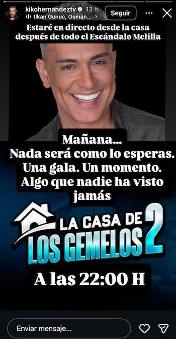 Kiko Hernández anuncia su regreso