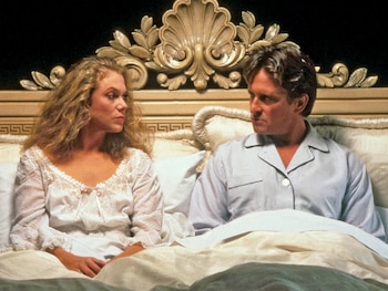 Kathleen Turner y Michael Douglas