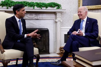 Joe Biden recibió a Rishi