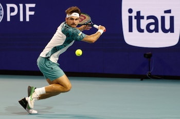 Thiago Seyboth Wild, 198 del mundo, será el siguiente rival de Juan Pablo Varillas en el Challenger de Como 2026. Crédito: Geoff Burke-Imagn Images.