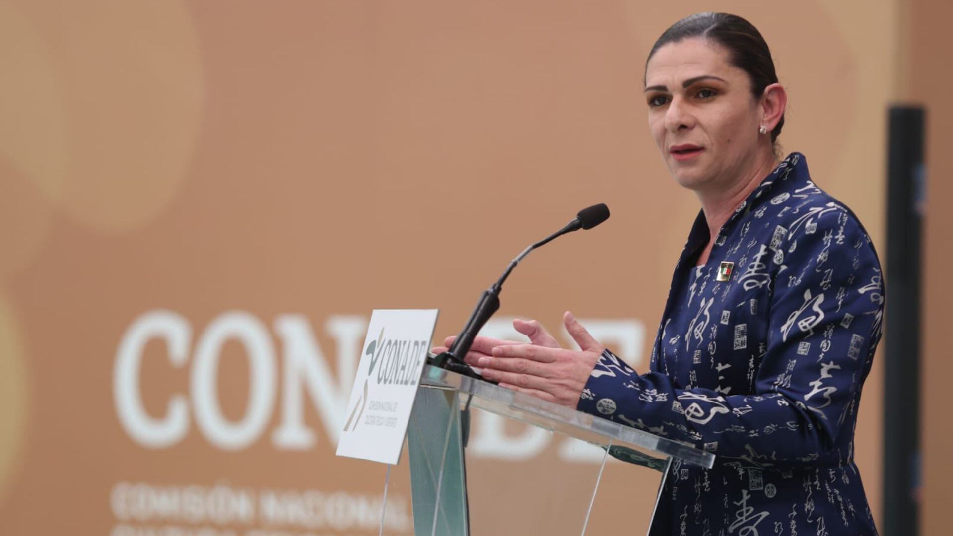 El actual titular de la Conade, Rommel Pacheco, sí señaló irregularidades en la gestión de la exmedallista olímpica. (X/ @CONADE)