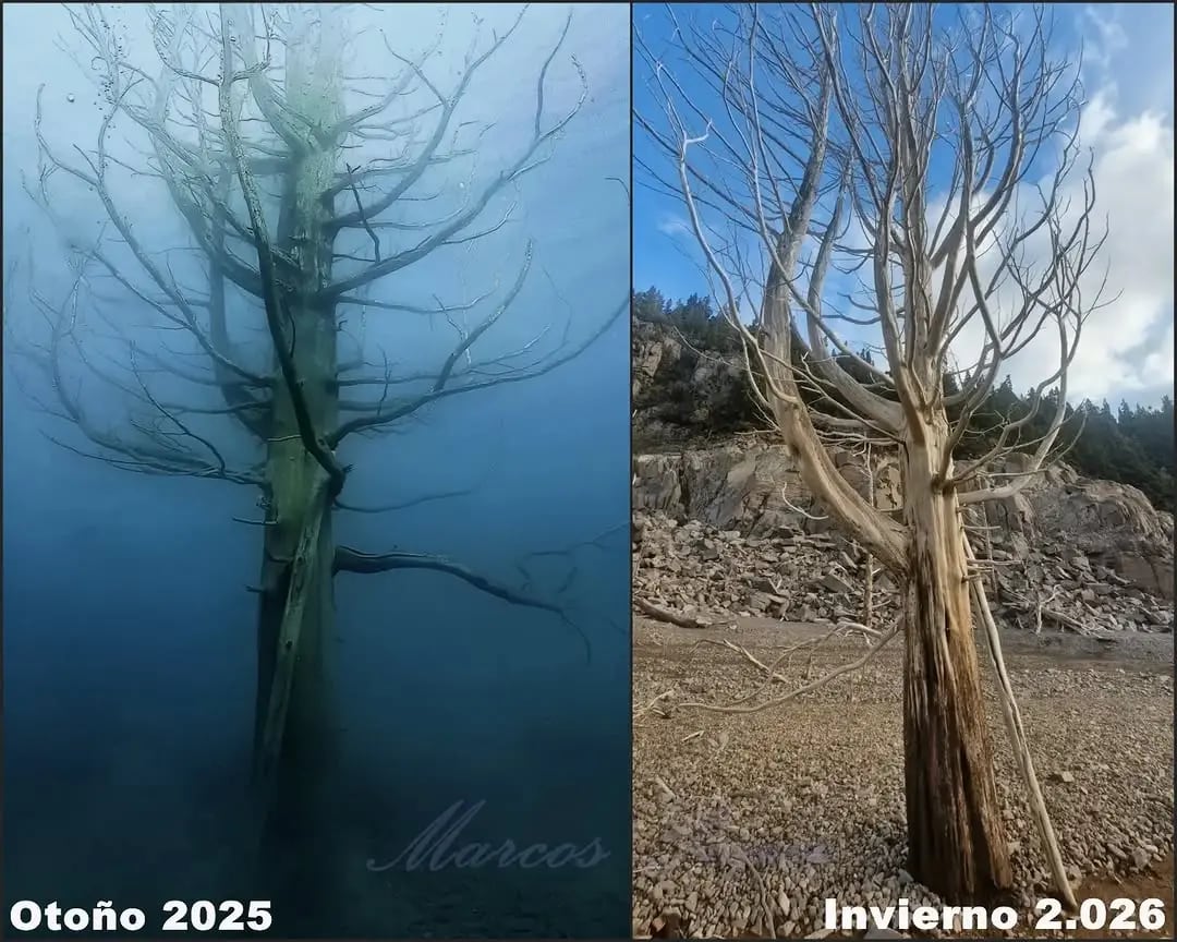 Las escasas nevadas en la cordillera y los veranos secos redujeron el aporte hídrico al embalse, según el gerente de Hidroeléctrica Futaleufú, el ingeniero Pablo Belkenoff