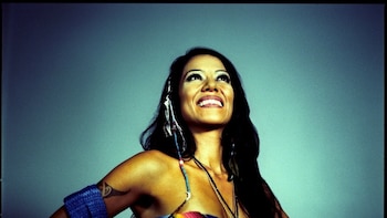 La cantante mexicana Lila Downs,
