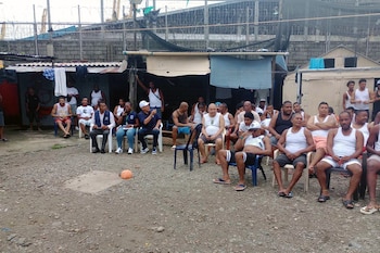 Los sindicados que permanecían en el Centro Marte fueron trasladados a distintos lugares tras la destrucción de la estructura. - crédito Defensoría del Pueblo (referencia)